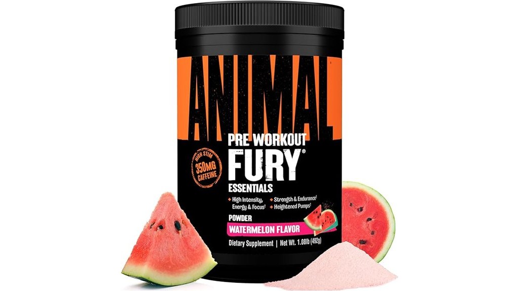 animal fury pre workout