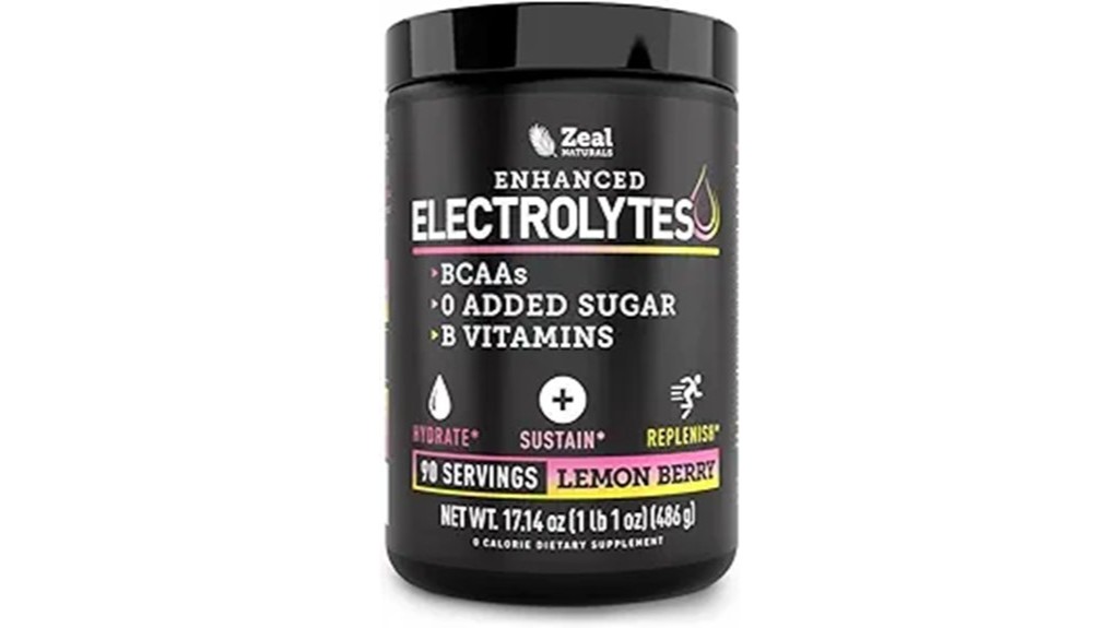 lemon berry electrolyte recovery drink